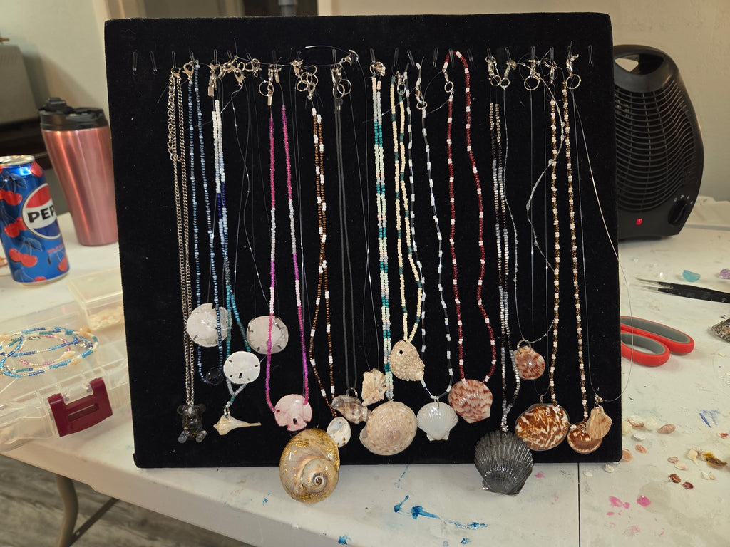 Contact Amber at 918-982-7180 ~ southernshellstudio850@gmail.com